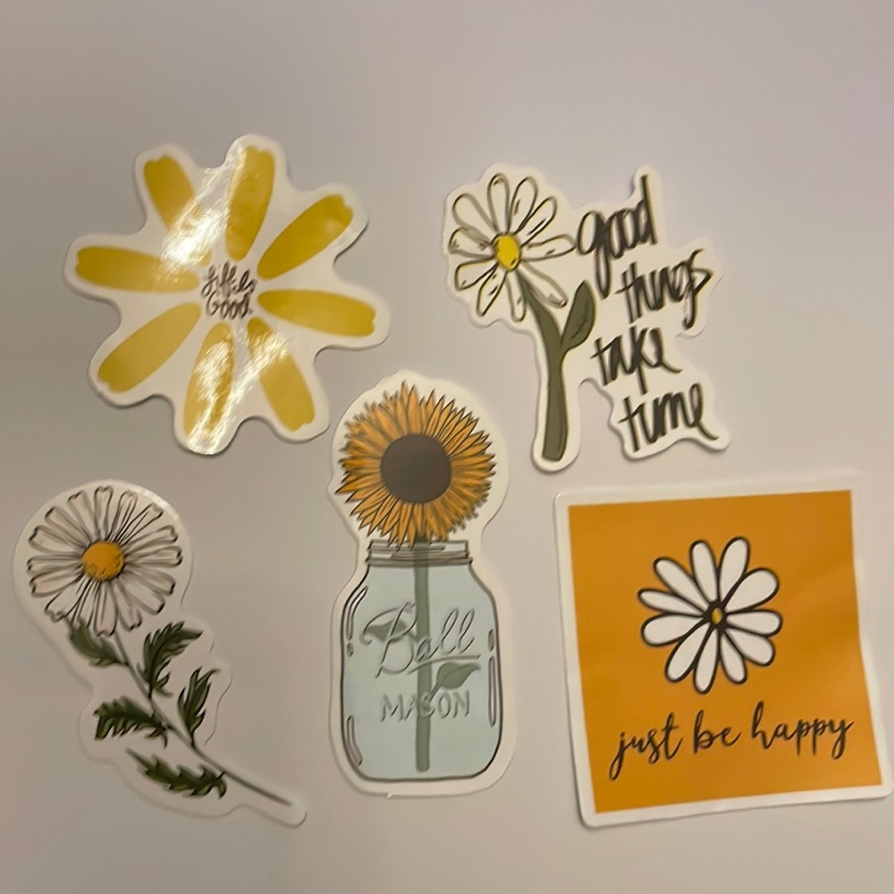 Flower sticker bundle